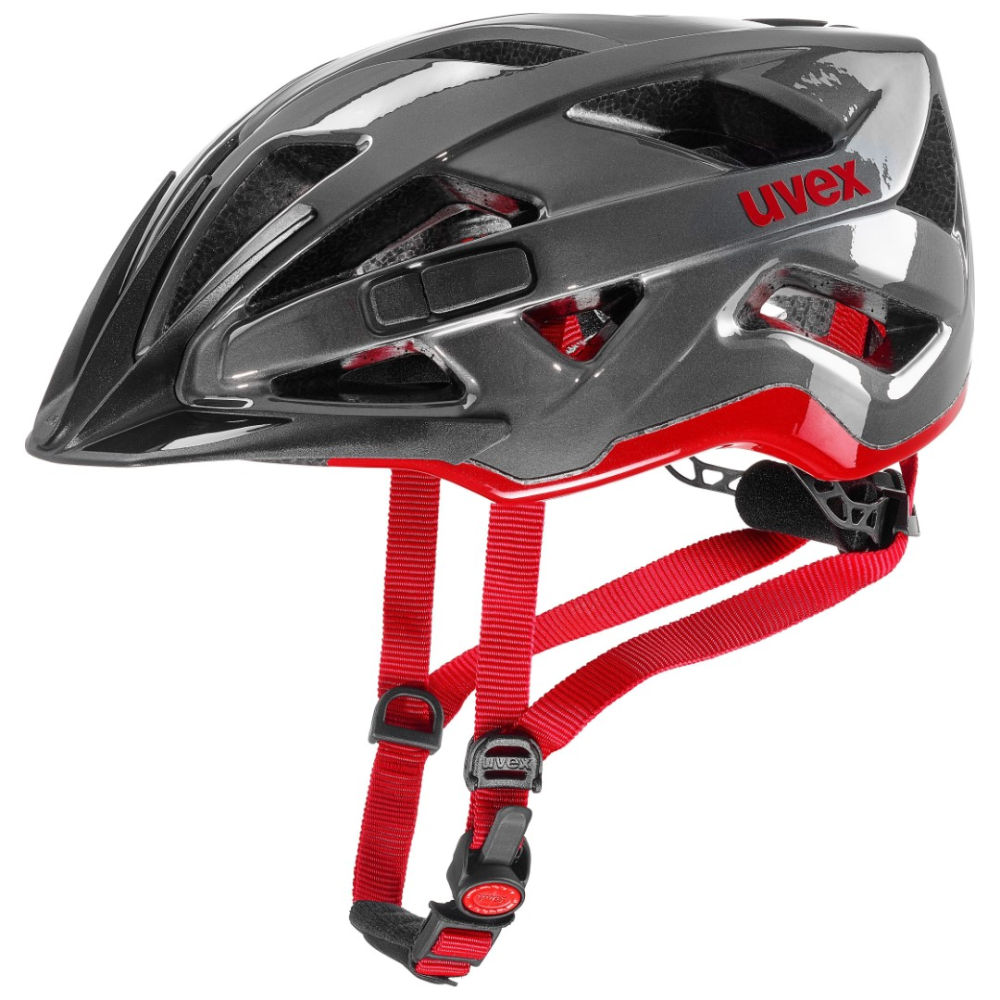 UVEX Helm active, anthracite-red, 52-57
