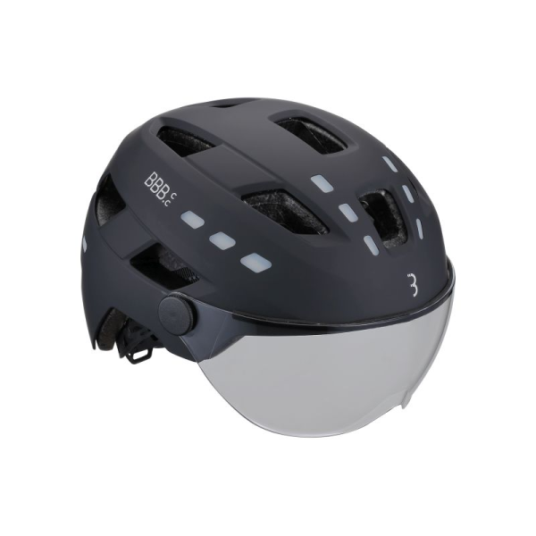 BBB Visierhelm District LED Faceshield unisize M/L (55-60cm)