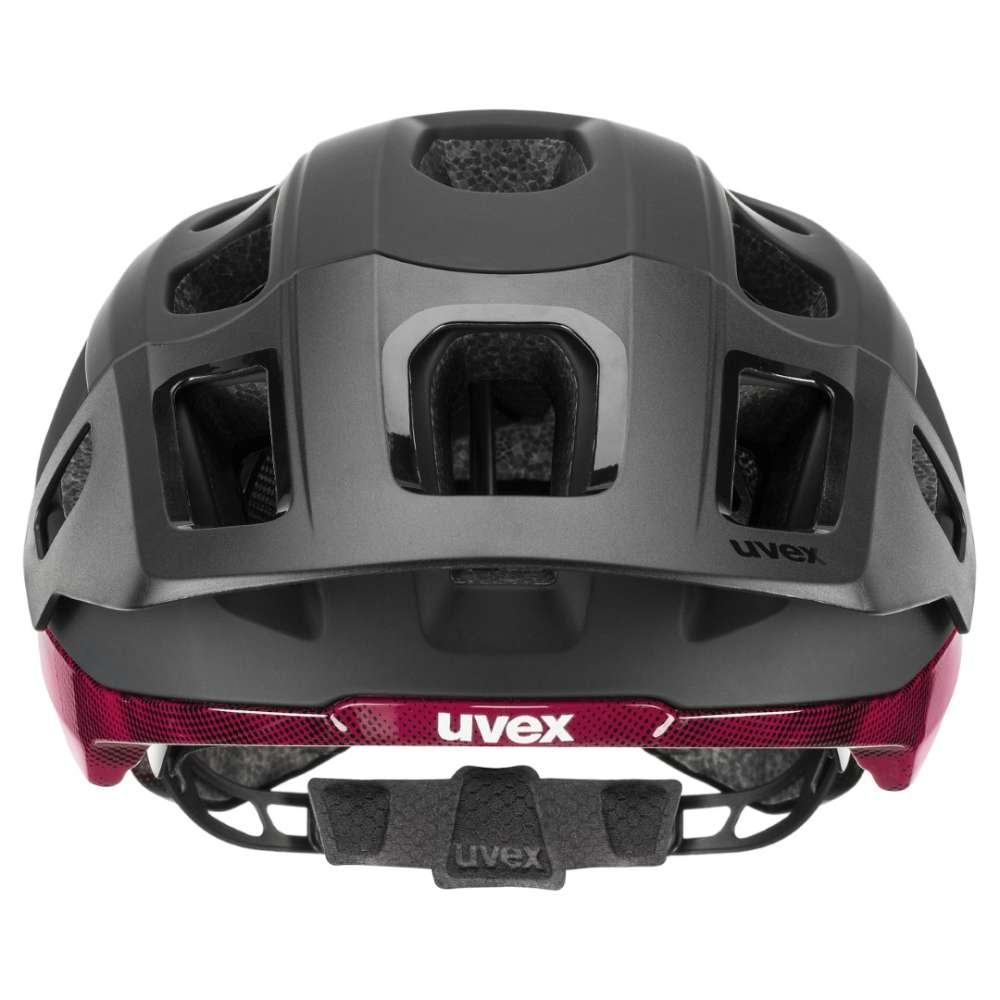 UVEX Helm react MIPS, black-ruby red, 56-59 (M)