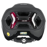 UVEX Helm react MIPS, black-ruby red, 56-59 (M)