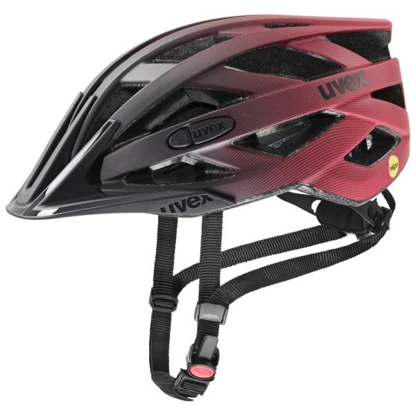 UVEX Helm i-vo cc MIPS, black-red matt