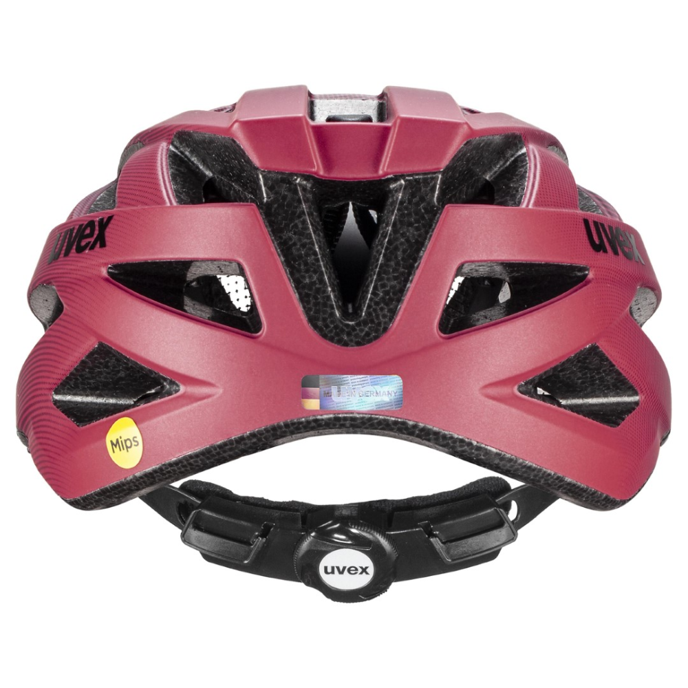 UVEX Helm i-vo cc MIPS, black-red matt