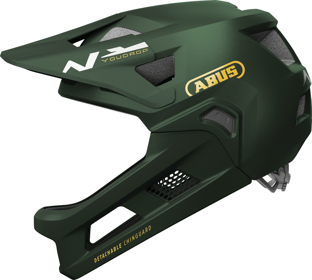 ABUS Helm YouDrop FF moss green S 48-55