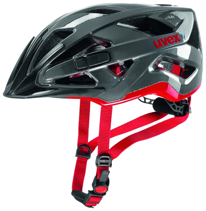 UVEX Helm active, anthracite red,  56-60
