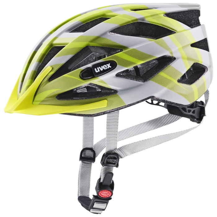 UVEX Helm air wing cc, grey - lime matt,  52-57