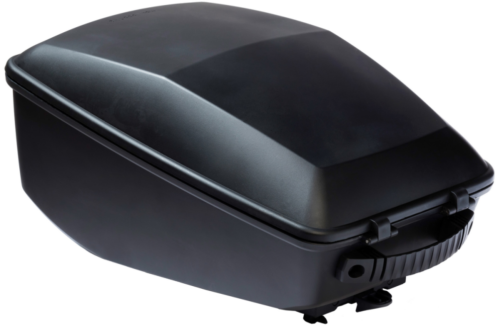 Racktime Gepäckträgerbox Tour Box, schwarz, 12l, Snap-it
