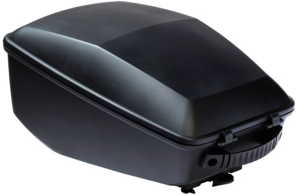 Racktime Gepäckträgerbox Tour Box, schwarz, 12l, Snap-it